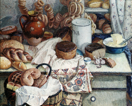 Картина Г. В. Дышленко "Орловский хлеб"