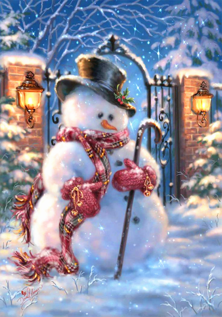 Новогоднее Поздравление Снеговика