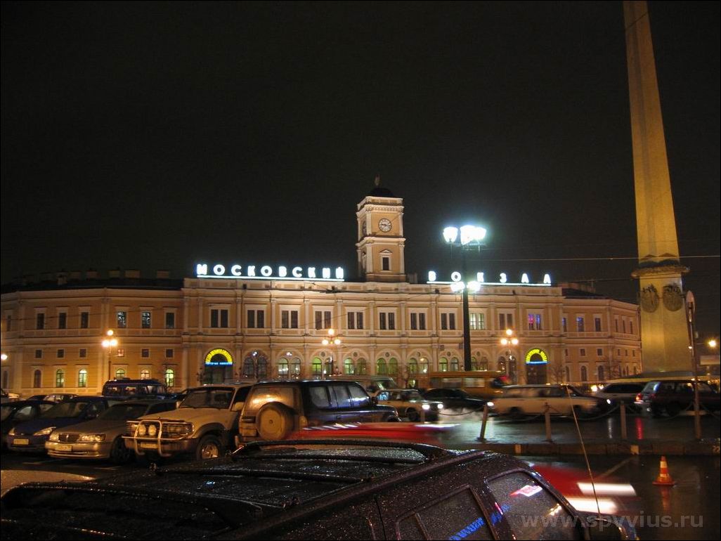 Московский вокзал зимой