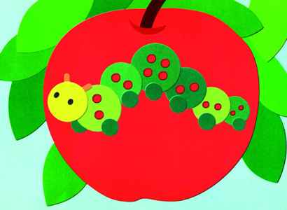 Гусеница в голубую крапинку