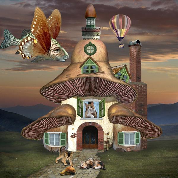 Поставь волшебный дом. Фантазийные домики. Необычный дом рисунок. Необычный дом арт. Необыкновенный сказочный домик.