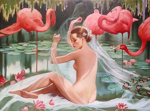 Но где же та, что тянет робко руки...