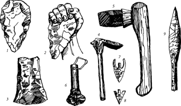 Первобытные инструменты. Каменное орудие первобытного человека. Древниеоружие первобытных людей. Орудия труда и оружие древних людей.