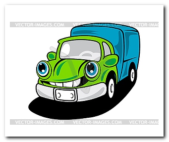 Федя, маленький китайский грузовичок, полный конфе