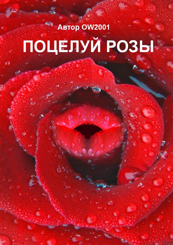 Красивый цветок и поцелуй