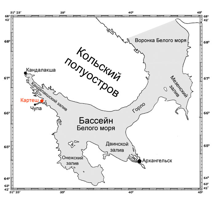 Белое море где