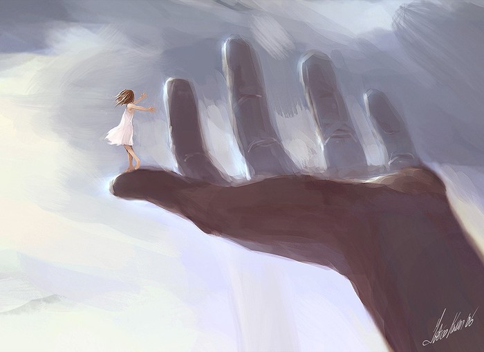 воздух в ладонях