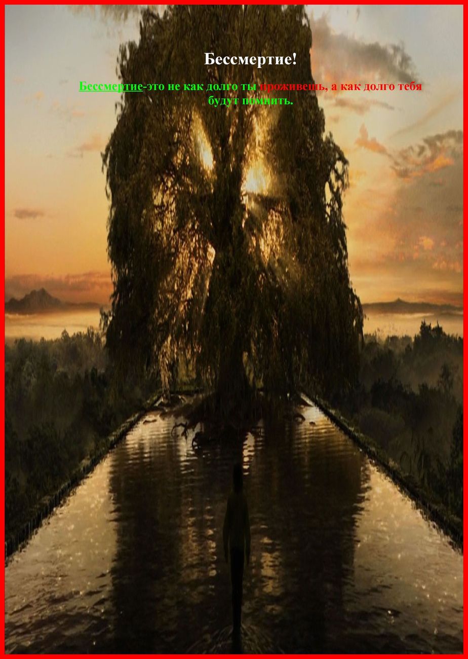Бессмертие! (Александр Кривопуст) / Проза.ру