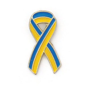 Знак дауна. Символ даунов и флаг Украины. Синдром Дауна и украинский флаг. Международный символ больных синдромом Дауна. Символ синдрома Дауна лента.