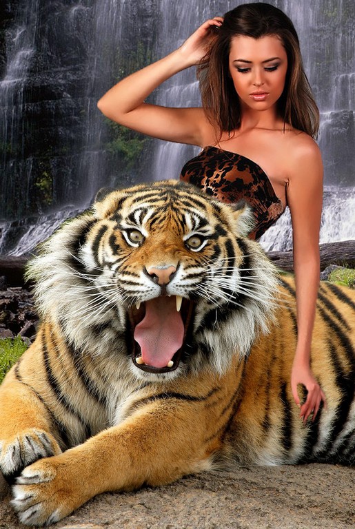 Прически для девушек тигры