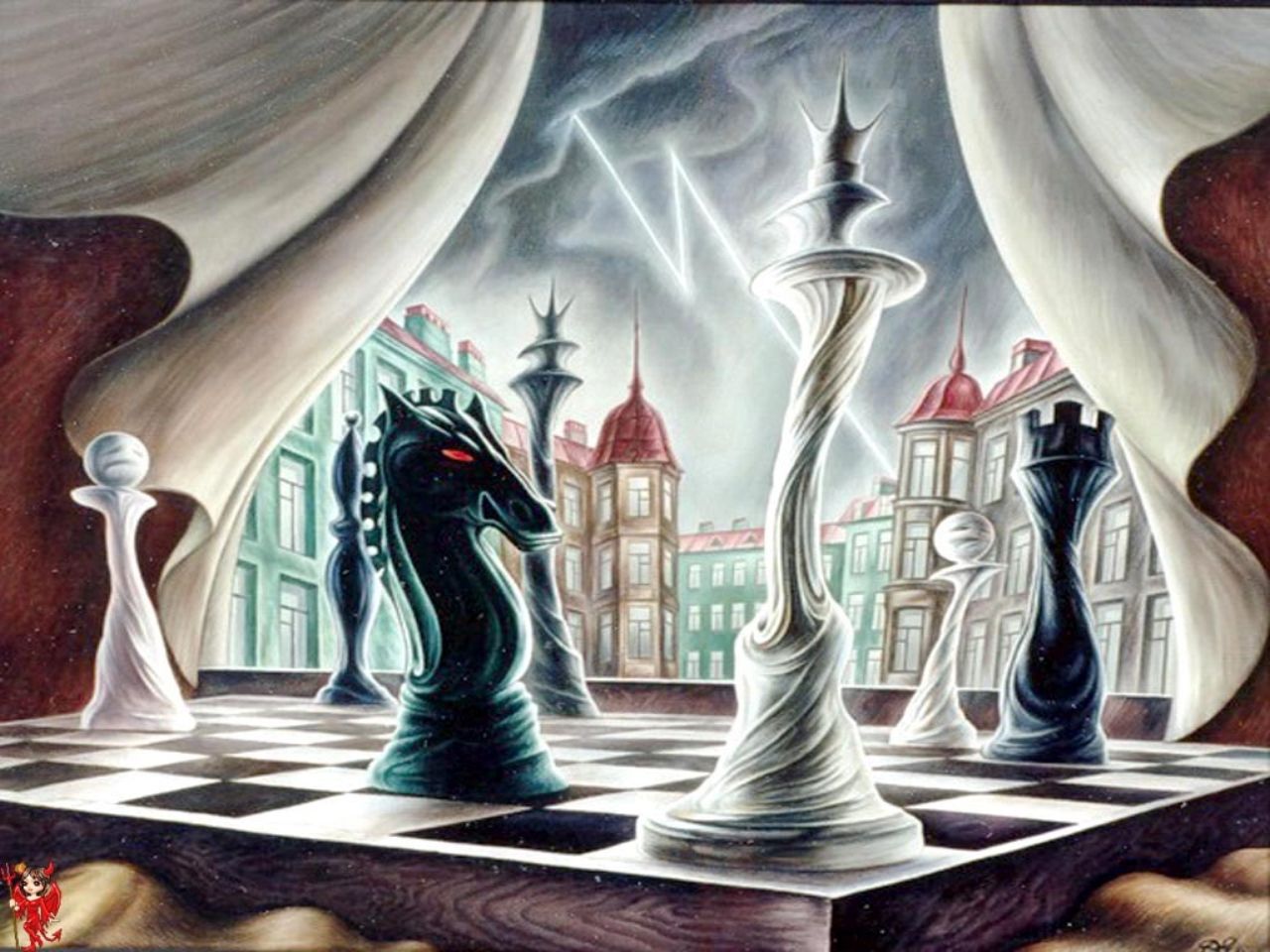 Шахматы Королева сюрреализм