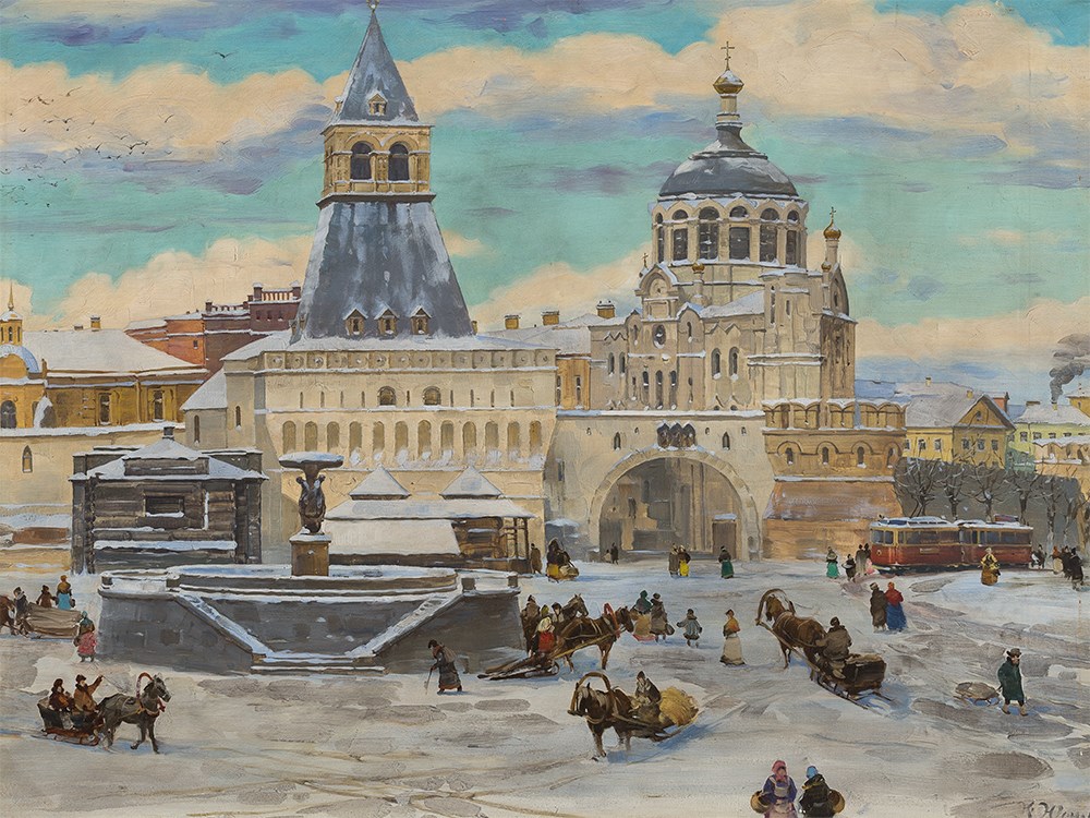 Перед вступлением в кремль картина