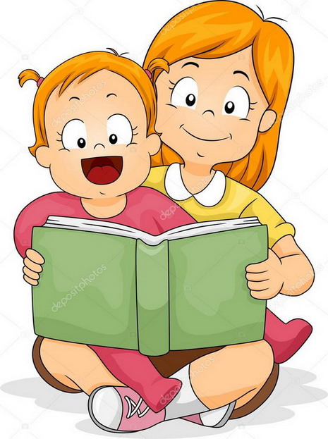 Сестренка учится. Книги для детей. Две девочки с книжками. Девочка с книжкой рисунок детский. Девочка читает книгу рисунок.