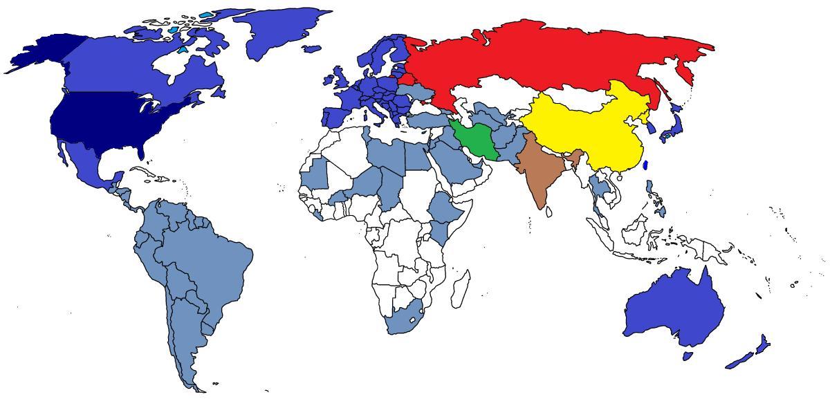 Американская империя карта