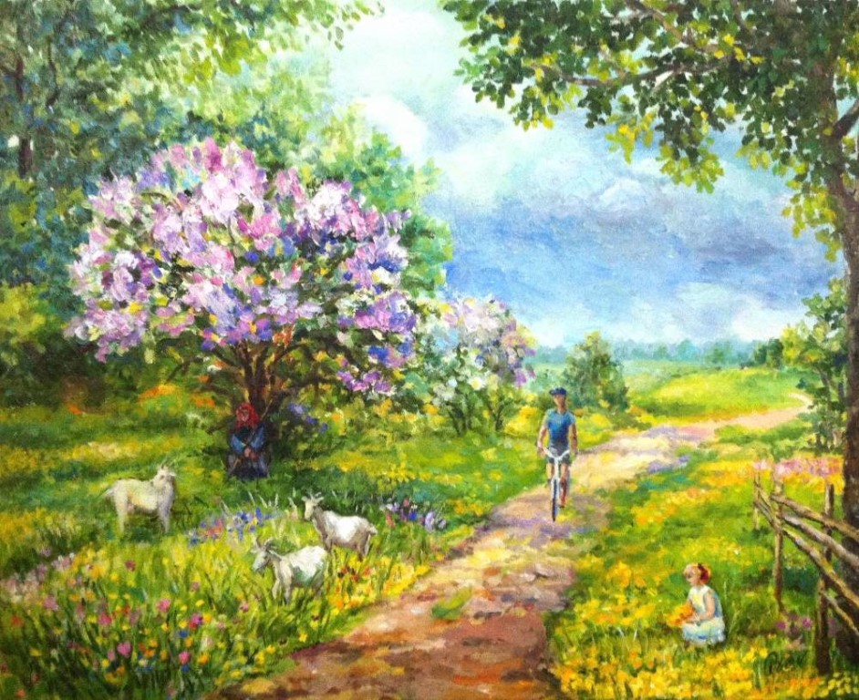Весенний сад картинки для детей. Егорнов сирень. Картины Монэ яблочный сад. Маковский Яблоневый сад.