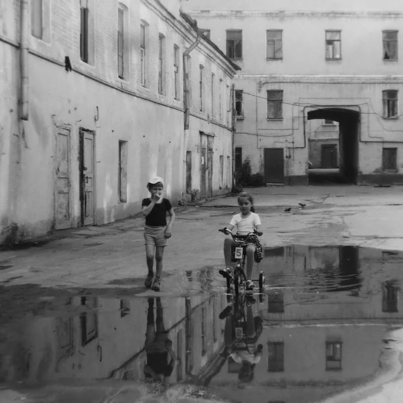 Фотографии старой Москвы велосипед