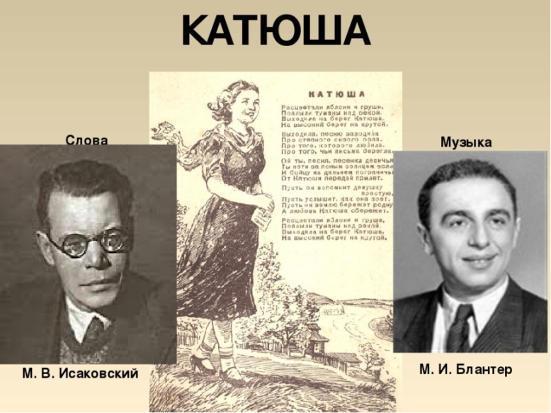 Авторы песни катюша картинки
