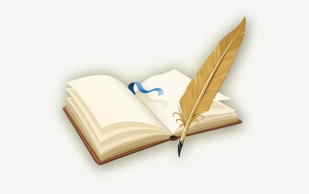 Картинка книга и перо png