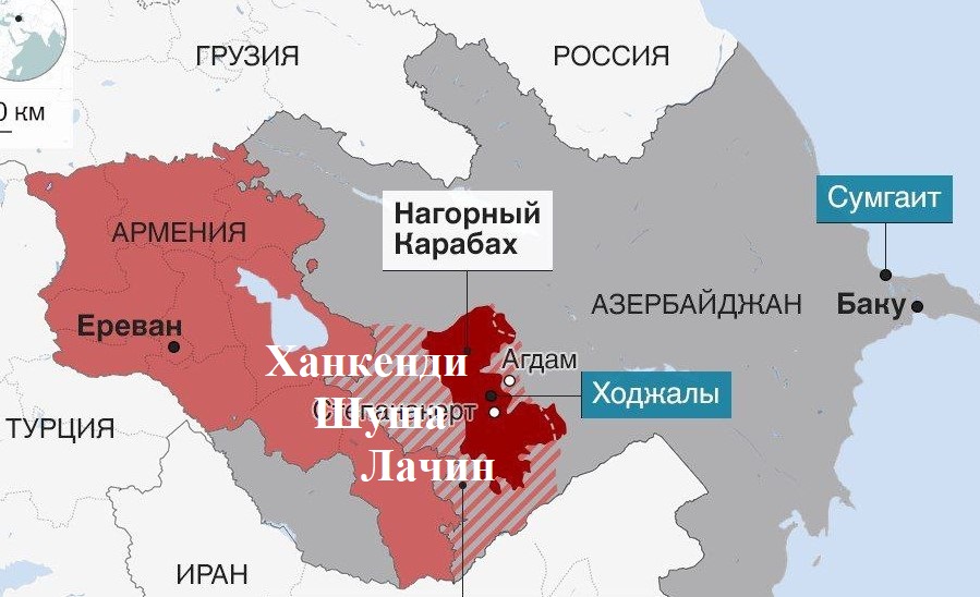 Граница нагорном карабахе