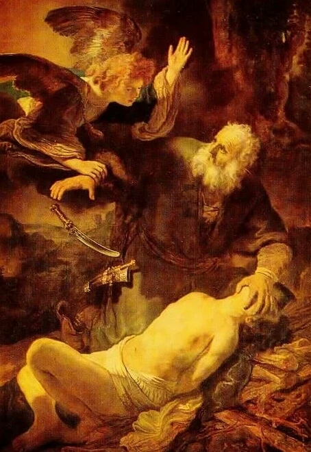 Жертвоприношение авраама картина лосенко