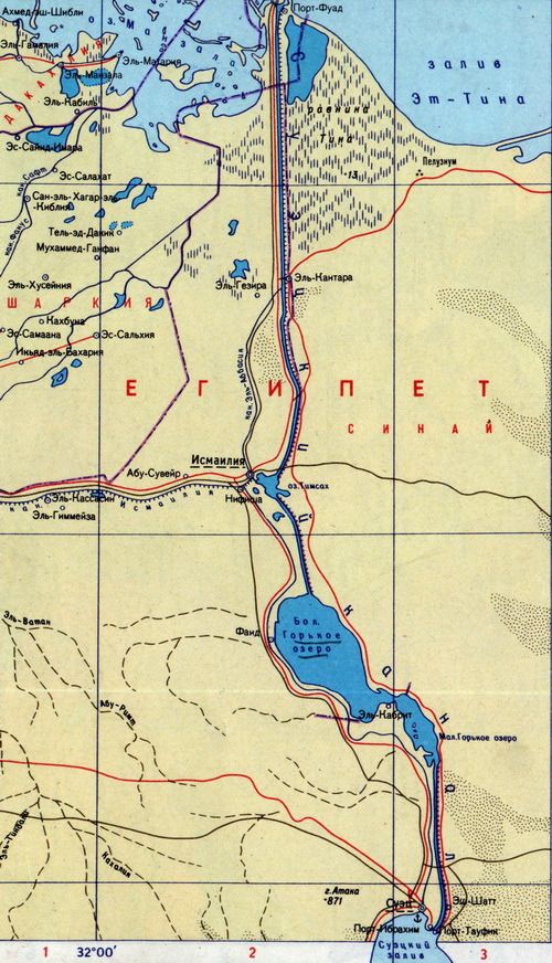 Карта суетского канала