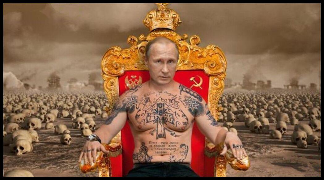 Путин на троне в чехии