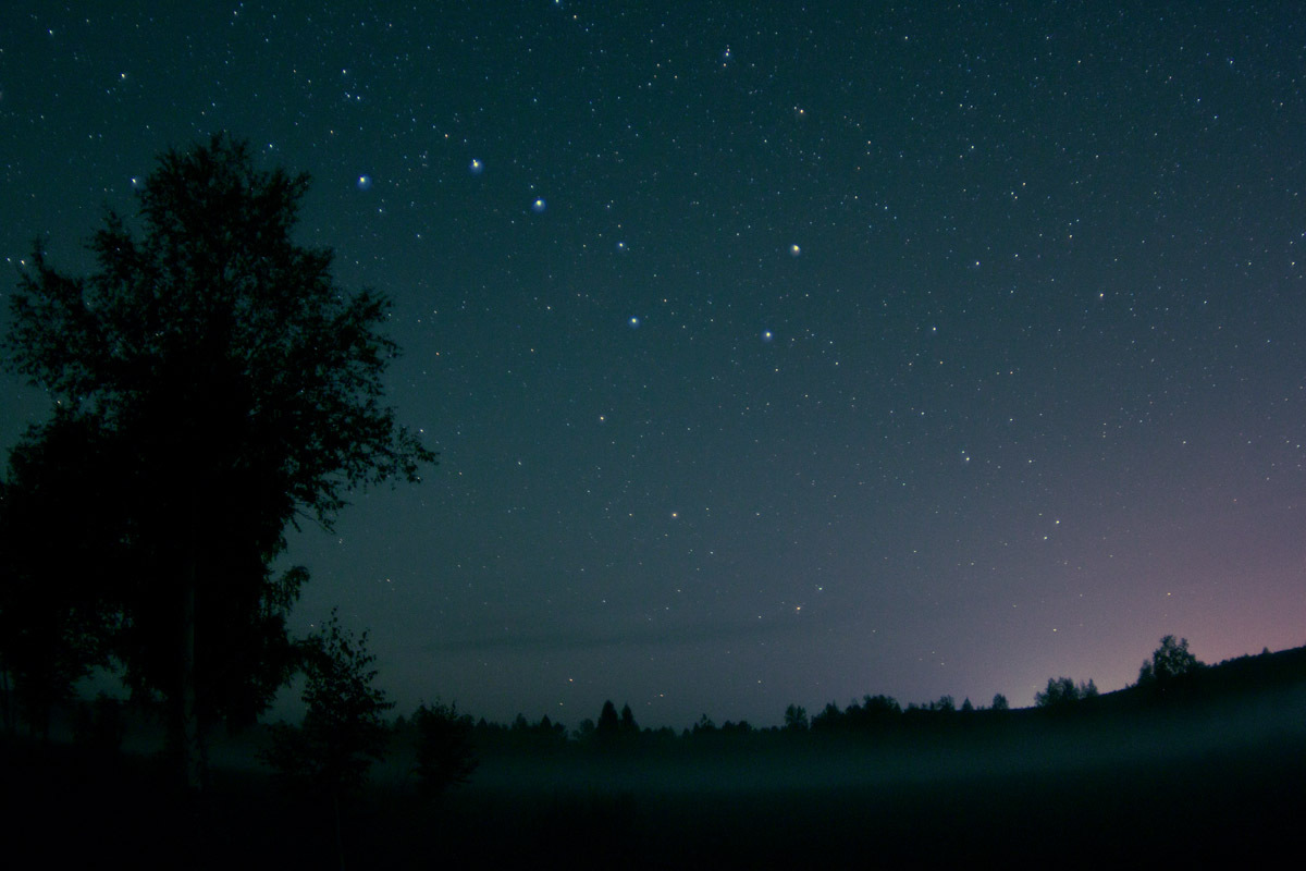 Фото звездное небо ночью