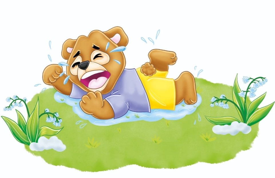 Капризный медвежонок На лесной поляночке