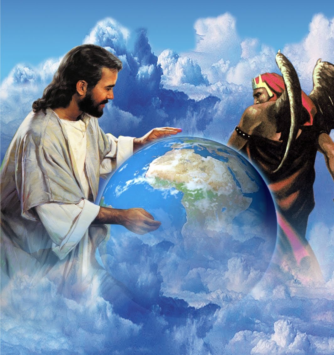 Сотворено христом. Иисус Христос на земле. Христос и земля. Бог и Планета земля. Бог против дьявола.