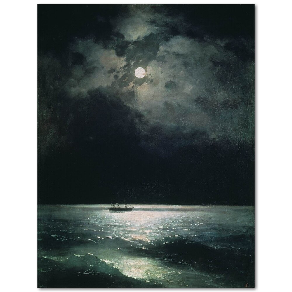 Лунная дорожка айвазовский картина