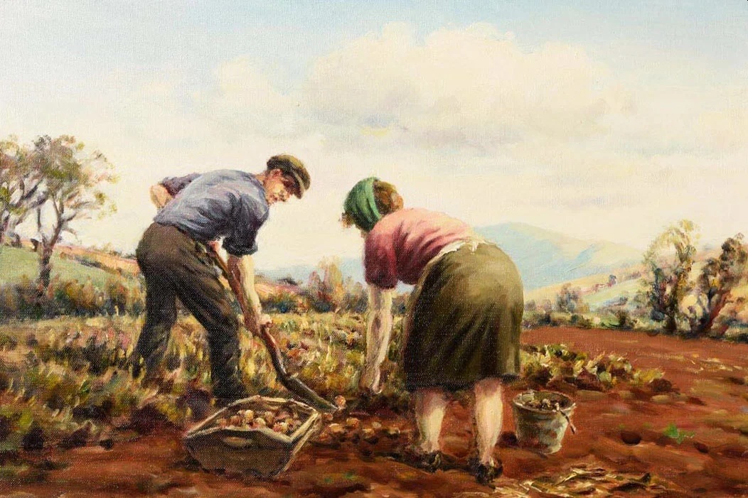 Два фермера картина