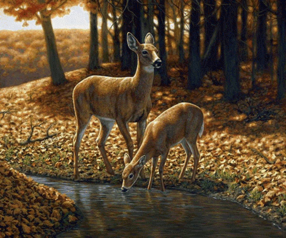 Пейзаж с животными