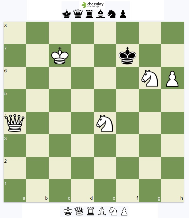 Дата 20 июля. Начало белыми в шахматы. Шахматная задача ничья для начинающих. День шахмат. Задачи по шахматам для начинающих мат в 2 хода белыми.