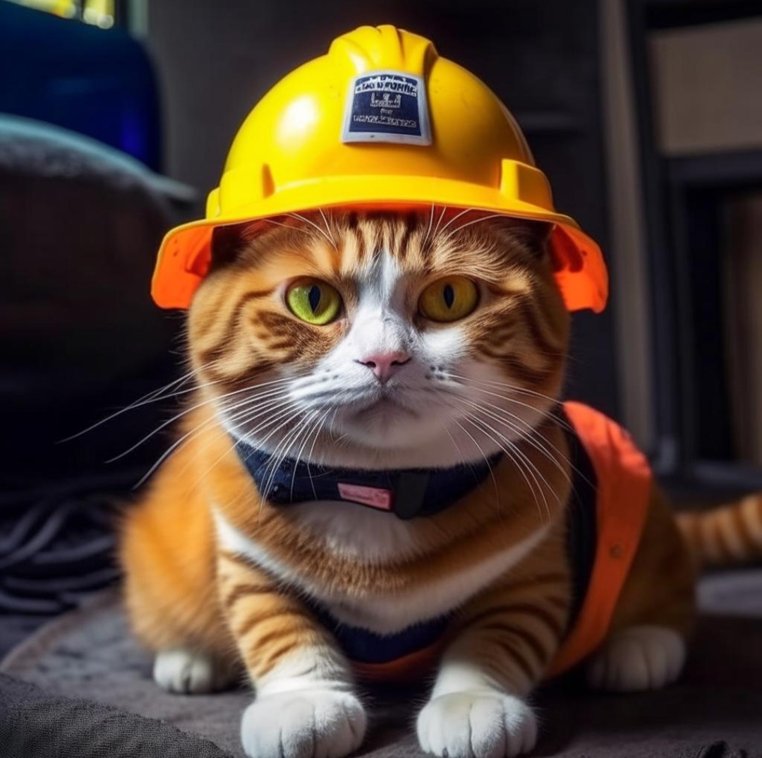Кот спасатель