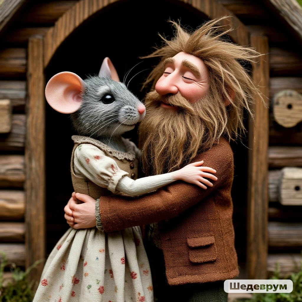 Сказка о мышке и домовом
