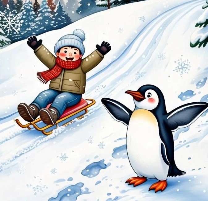 Сказка о Пингви и его друге Тоше