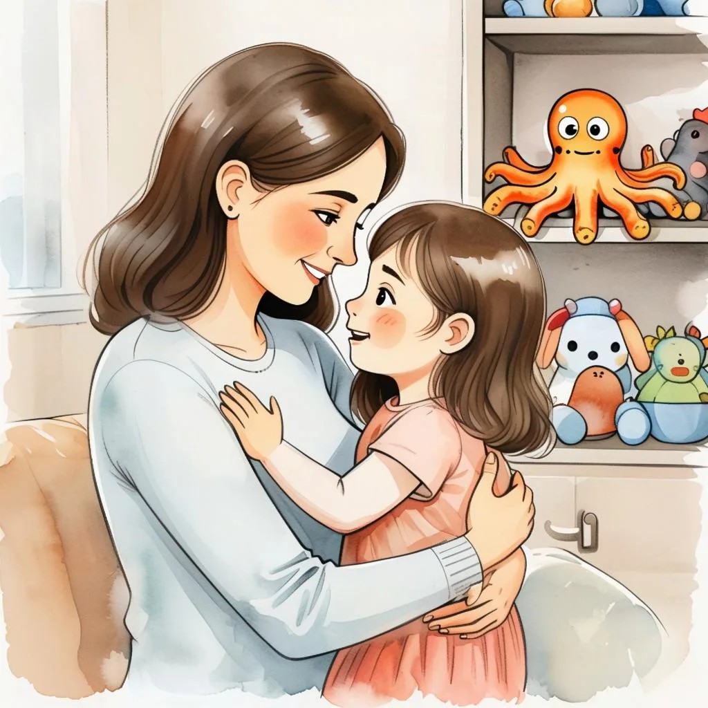 Сказка про осьминога Осю и девочку Риту