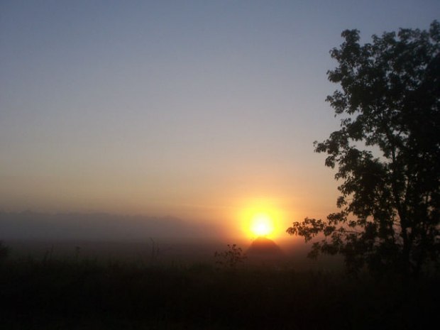 Заблудилась деревня в тумане