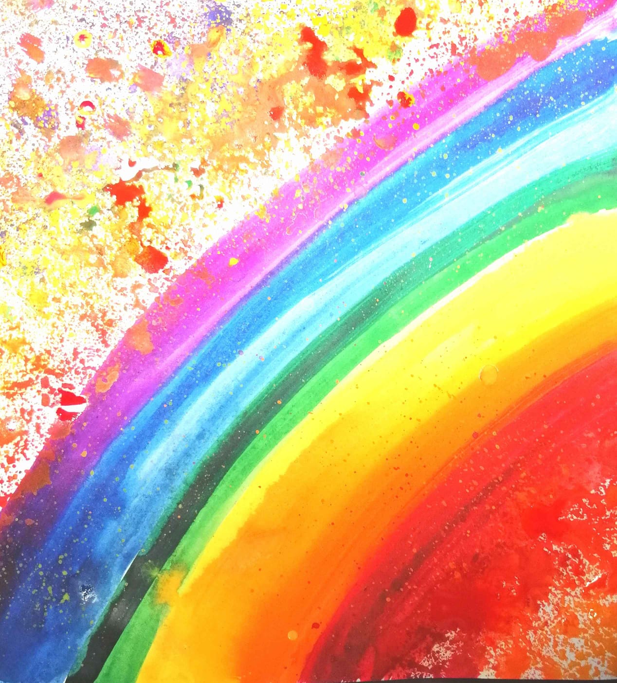 День 5. Рисуем радугу для поднятия настроения!