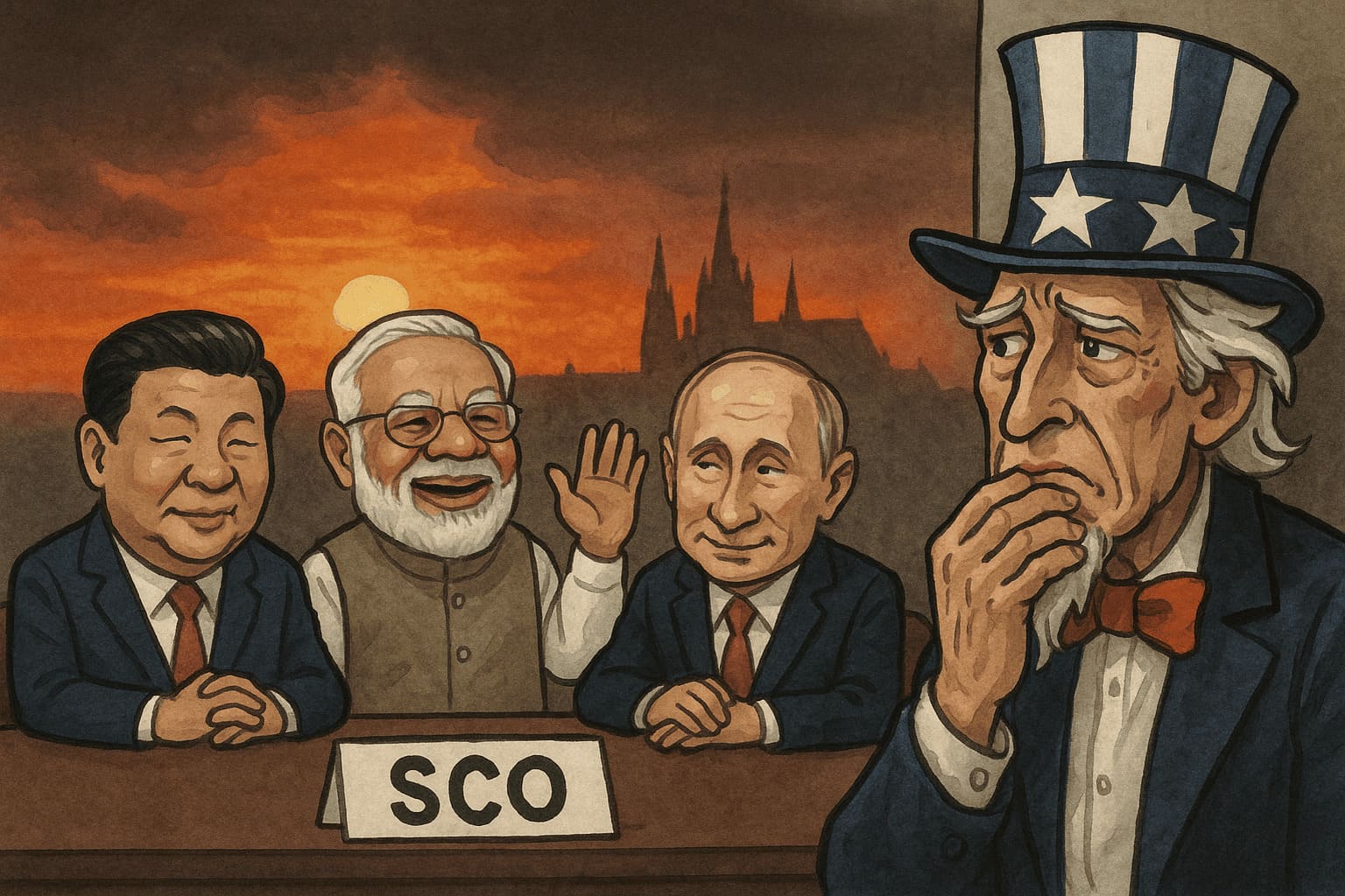 ШОС на фоне заката Европы