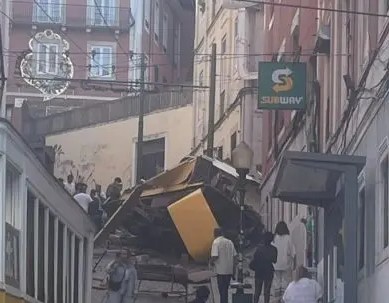 Крушение фуникулёра Глория в Лиссабоне