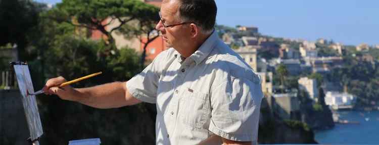 Своб Майкл живопись акрилом - импрессионизм