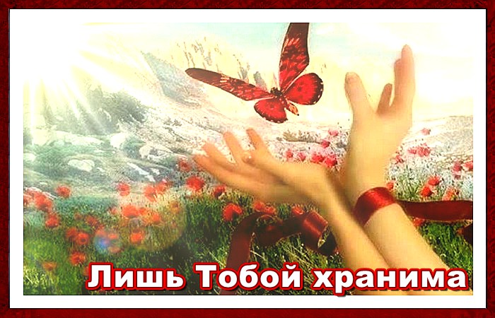 Лишь Тобою я хранима