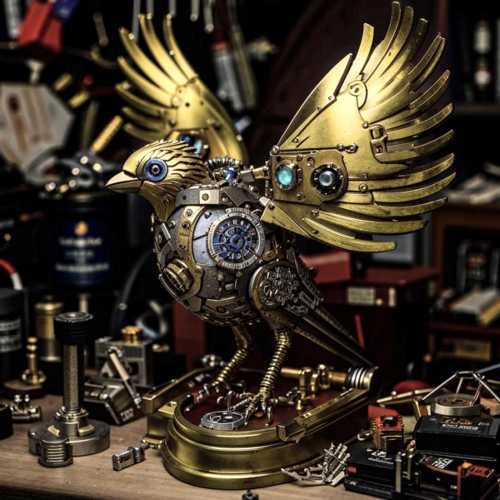 Мастер и механическая птица