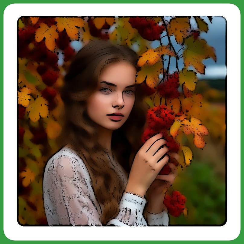 Красные гроздья рябины