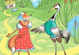 Сказка Лиса и Журавль новое прочтение