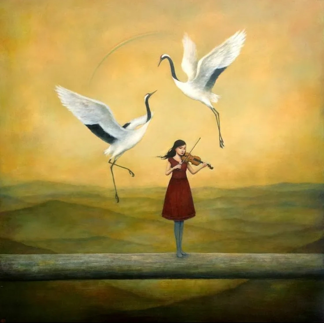 Завидую журавлям