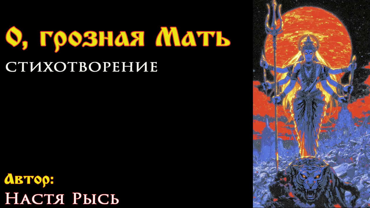 О, Грозная Мать