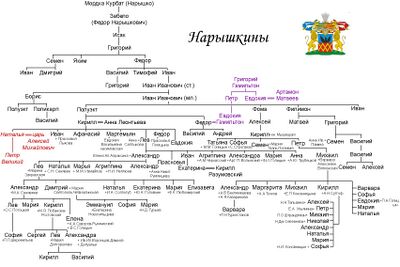 Нарышкины русский древний дворянский и боярский ро