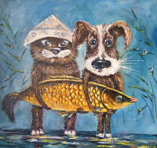 Заметка о собаке, караване и рыбалке